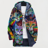 Sweatshirt with Rainbow Cat