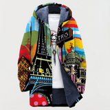 Sweater with Urban Pattern