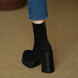 Olga - Modern-Style Boots with Suede Comfort