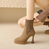 Libby - Platform Boots, Comfort and Feminine Elegance