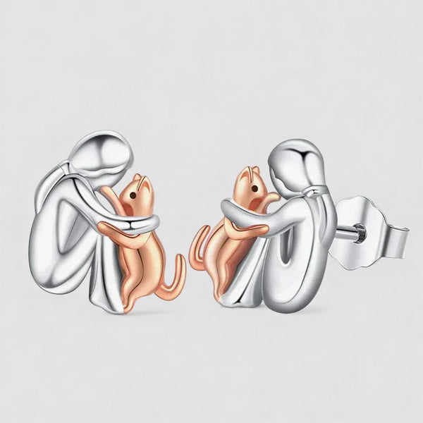 Cat Hug Earrings