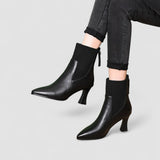 Clara - Leather Platform Boots