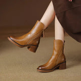 Clara - Leather Boots