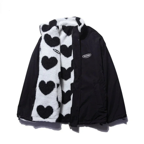 Scarlett - Reversible Heart Coat
