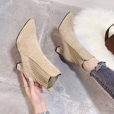 Maple - Suede Platform Boots