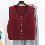 Maribela - Button Knit Vest