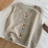 Maribela - Button Knit Vest