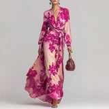 Leah – Floral Wrap Maxi Dress
