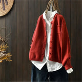 Marlene - Linen Cardigan