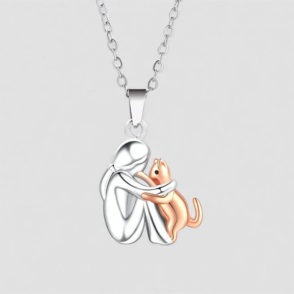 Cat Hug Necklace