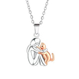 Cat Hug Necklace