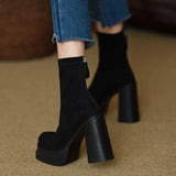 Olga - Modern-Style Boots with Suede Comfort