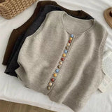 Maribela - Button Knit Vest