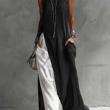 Hanna | Asymmetric Sleeveless Maxi Dress