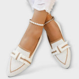 Georgie - Women's Flat Shoes with Knot
