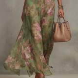 Serena | Floral Halter Maxi Dress