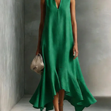 Astra - V-neck Sleeveless Maxi Dress