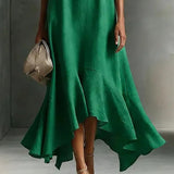 Astra - V-neck Sleeveless Maxi Dress