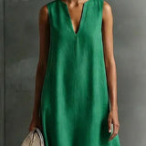 Astra - V-neck Sleeveless Maxi Dress