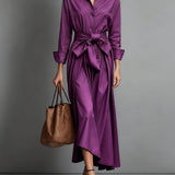Hanna - Cotton Twill Shirt Dress