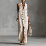 Bonnie | Effortless Sleeveless Long Dress