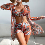 Laluna® | 3-Piece Printed Bikini Set