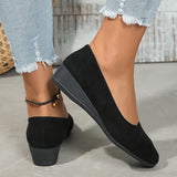 Sela - Comfortable Wedge-Heel Ballet Flats