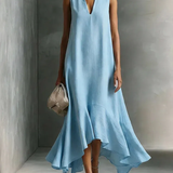 Astra - V-neck Sleeveless Maxi Dress