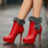 Heather - Cosy Heeled Boots