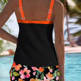 Laluna® | Two-Piece Elegant Tankini Set