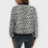 Amiria - Elegant Leopard Print Coat