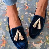 Mai™ - Retro slip-on with fringes