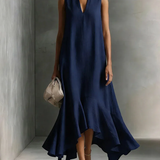 Astra - V-neck Sleeveless Maxi Dress