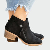 Premium Orthopaedic Leather Boots with Heel for Winter