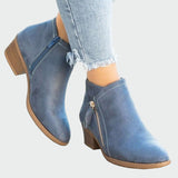 Premium Orthopaedic Leather Boots with Heel for Winter
