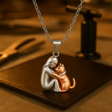 Cat Hug Necklace