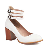 Madison - Flat Sandals with Ankle Strap and Thick Sole