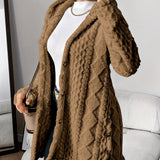 Sara - Fluffy Hooded Coat