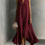 Astra - V-neck Sleeveless Maxi Dress