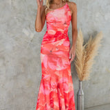 Xanthe - Pleated Summer Maxi Dress