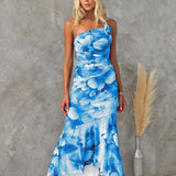 Xanthe - Pleated Summer Maxi Dress