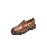 Vela - Premium Leather Mary Jane Shoes