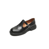Vela - Premium Leather Mary Jane Shoes