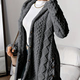 Sara - Fluffy Hooded Coat