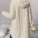 Sara - Fluffy Hooded Coat