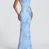 Bodycon Maxi Dress with Lace