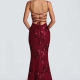Bodycon Maxi Dress with Lace