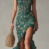 Mika | Boho Retro Maxi Dress