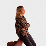 Rosa - Modern Leopard Print Coat