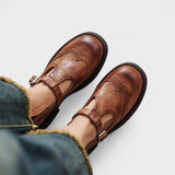 Vela - Premium Leather Mary Jane Shoes